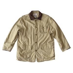 Vintage High Sierra Quilted Workwear Jacket Tan Corduroy Collar M